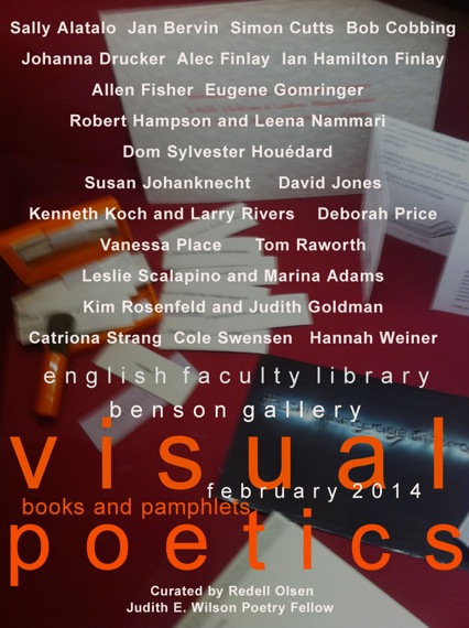 exhibition in Cambridge curated by Redell Olsen